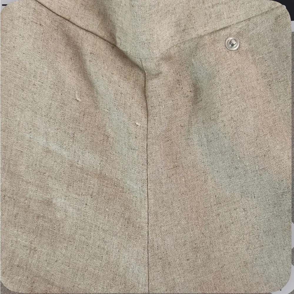 Zara Wide Leg Pants in Light Beige linen